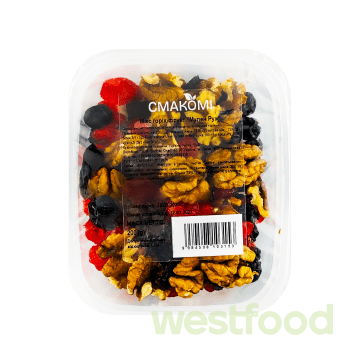 Мікс горіхово-фруктовий "Мулен Руж", лоток 150г