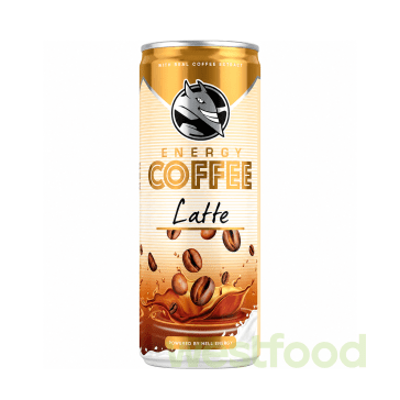 Холодна кава з молоком HELL 250мл Energy Coffee Latte /уп.24шт/