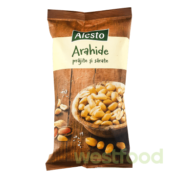 Арахіс смажений Alesto 500г солений /уп.12шт/