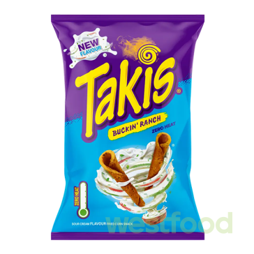 Чіпси Takis 100г Buckin'Ranch Сметана /уп.18шт/