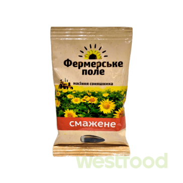 Насіння соняшника "Фермерське поле" 160г смажене /в уп.30шт/