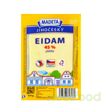 Сир Едам 100г нарізка, 45% Мадета