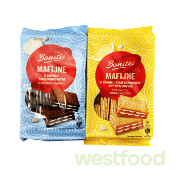 Печиво Bonitki Mafijne 330г в асорт./уп.6шт/
