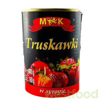 Полуниця в сиропі M&K 400г ж/б /уп.12шт/
