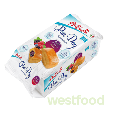 Булочка Antonelli 250г Лісові ягоди /в уп.10шт/