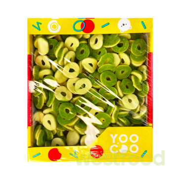 Жув.цукерки YooCoo 1,5кг Кільце Яблуко/Apple Ring