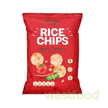 Чіпси Рисові Піколо 50г Томат спайсі /уп.15шт/