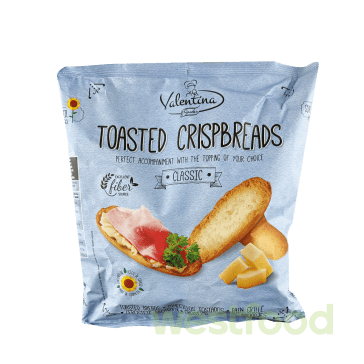 Тостадос класичні 250г Toasted Crispbreads Valentina /уп.16шт/