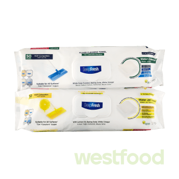Серветки вологі д/підлоги DeepFresh MOP 50шт в асорт