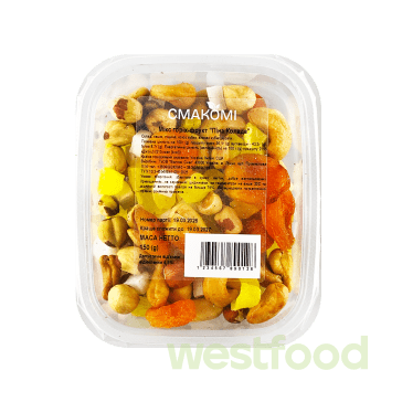 Мікс горіхово-фруктовий "Піна Колада", лоток 150г