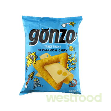 Трикутн.кукурудз. GONZO 40г Сир