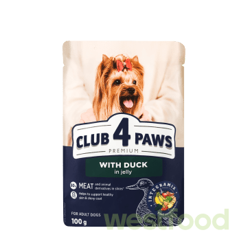 Корм С4P 100г для дорослих собак_Качка Желе
