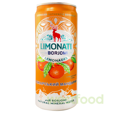 Напій BORJOMI Limonati Аджарський Мандарин 0,33л/уп 12шт/