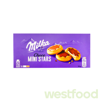 Печиво Milka Choсo Mini Stars 185г