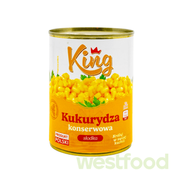 Кукурудза консервована King 400г/в уп.10шт/