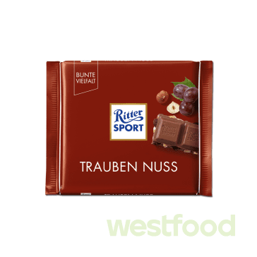 Шоколад Ritter Sport Trаuben nuss 100г