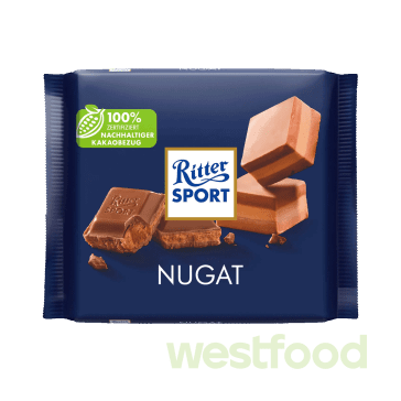 Шоколад Ritter Sport Nugat 100г, шт /в уп.13шт/
