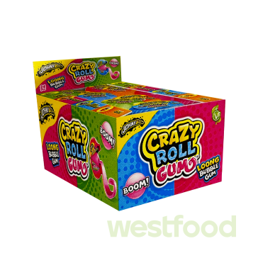 Жуйка JohnyBee CrazyRoll Gum 15г /уп.24шт/