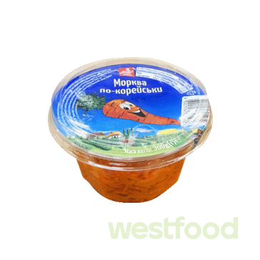 Морква по-корейськи 300г Чудова марка