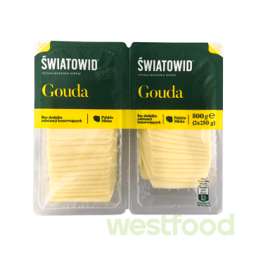 Нарізка Гауда  500г (2*250г) Swiatowid