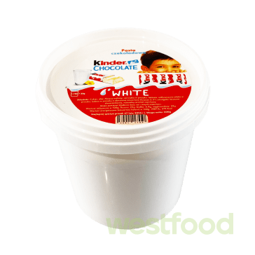 Крем-паста шок. Kinder White 500г /в уп.18шт/