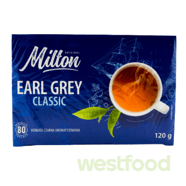 Чай Milton Earl grey Classic 80*1.5г /в уп.18шт/