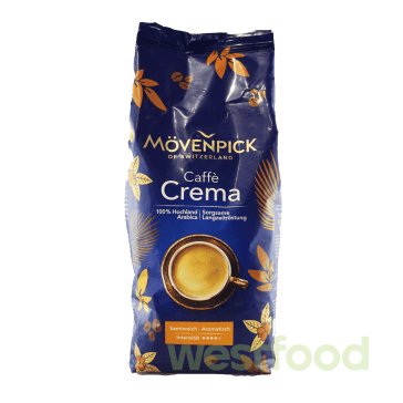 Кава в зернах Movenpick Caffe Crema 1кг /в уп.4шт/
