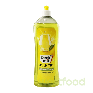 Засіб для миття посуду Denkmit 1л Spulmittel Лимонна свіжість