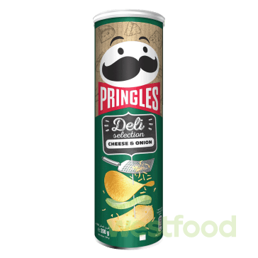 Чіпси Pringles 200г Сир-цибуля Cheese&Onion /в уп.19шт/