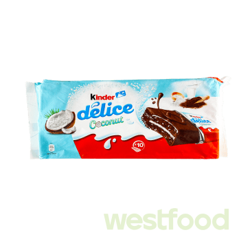 Бісквіт Kinder Delice Coconut 370г /в уп.14шт/