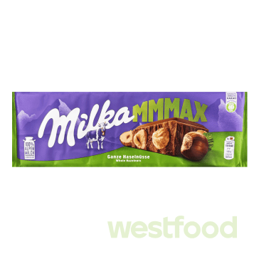 Шоколад Milka 270г Whole Hazelnuts/в уп.13шт/