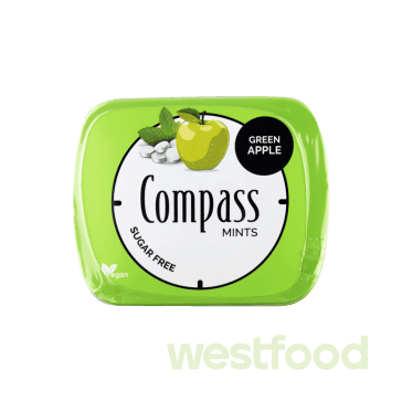 Драже Compass 14г Green Apple /в уп.12шт/