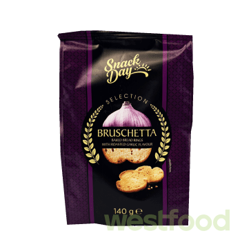 Брускета Snack Day 140г Часник /уп.12шт асорт/