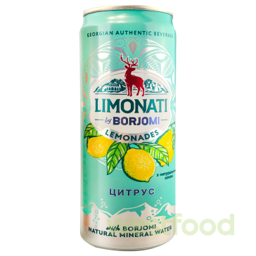 Напій BORJOMI Limonati Цитрус 0,33л/уп 12шт/