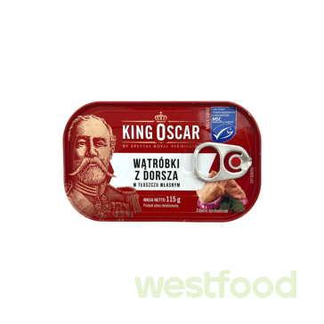 Печінка тріски King Osсar 115г /уп.12шт/