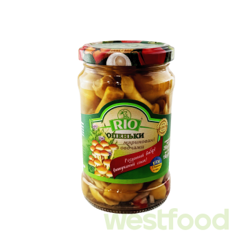 Опеньки мариновані в овочами 250г Ріо /уп.12шт/