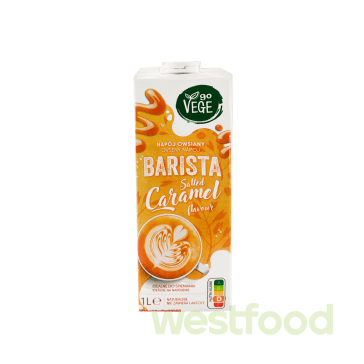 Молоко GoVege 1л вівсяне з карамеллю /уп.8шт/