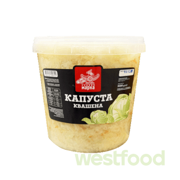 Капуста квашена 3кг Чудова марка