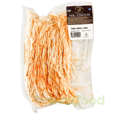 Прод.сирн.Сулугуні 1кг Соломка Біла Креветка з Кропом Mr.Cheese