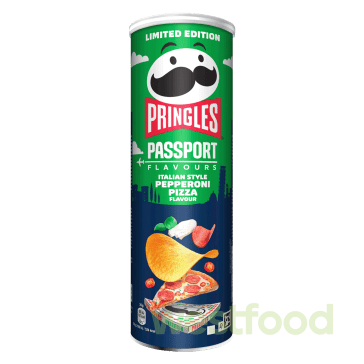 Чіпси Pringles 165г PASS Italian style PepperoniPizza /в уп.19шт/