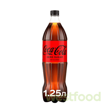 Напій Кока-кола Зеро 1,25л /в уп.6шт/