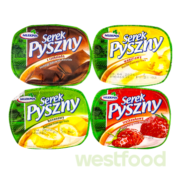 Сирок Mlekpol 140г Pyszny в асорт. /уп.12шт/