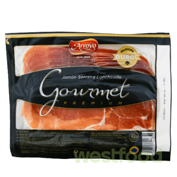 Хамон Arroyo 250г нарізка Jamon Serrano Loncheado/в уп.12шт/