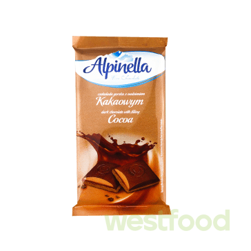 Шоколад Alpinella Шоколадна начинка 100г /в уп.19шт/