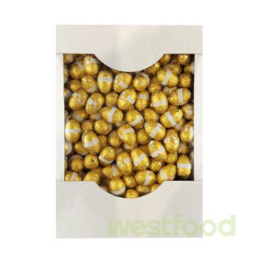 Шоколадні яйця, ящик 3кг Яєчний лікер начинка