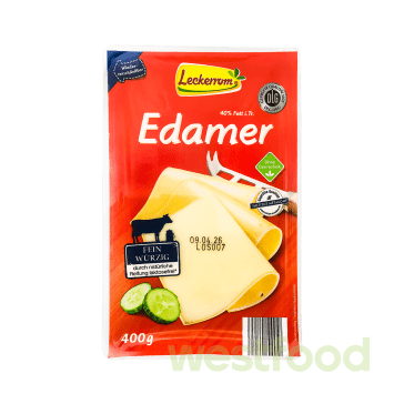 Сирн.нарізка Leckerrom 400г Edamer