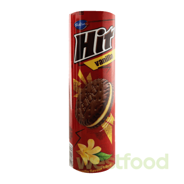 Печиво ХIT ваніль 220г /в уп.24шт/