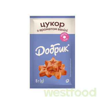 Ванільний цукор 8г Добрик /уп.50шт/
