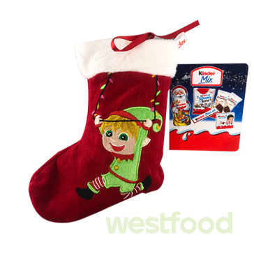 Шоколадний набір Kinder Mix Шкарпетка 219г