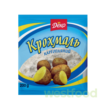Крохмаль картопляний 200г ДЕКО /уп.30шт/